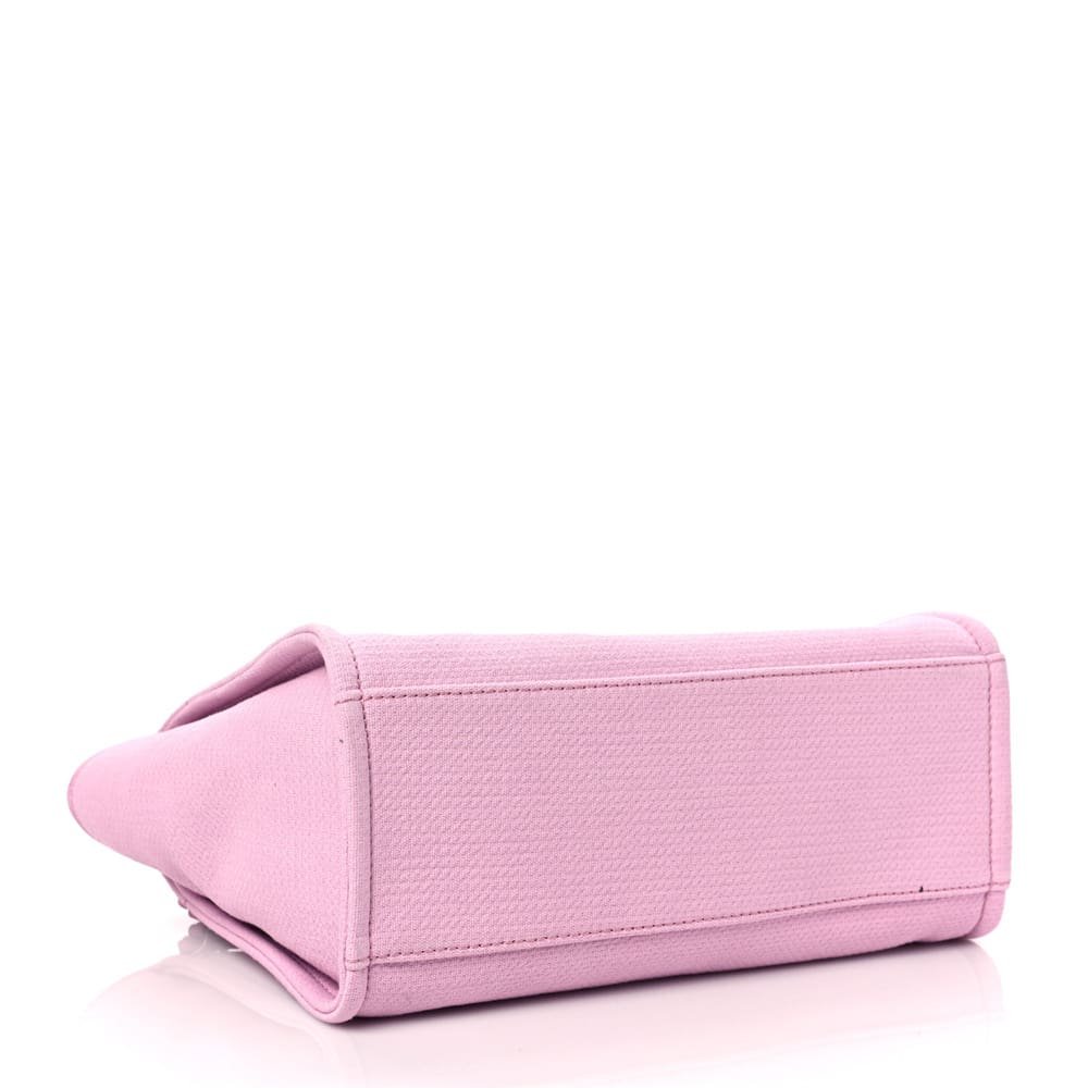 Ch**el Mixed Fibers Deauville Tote Pink