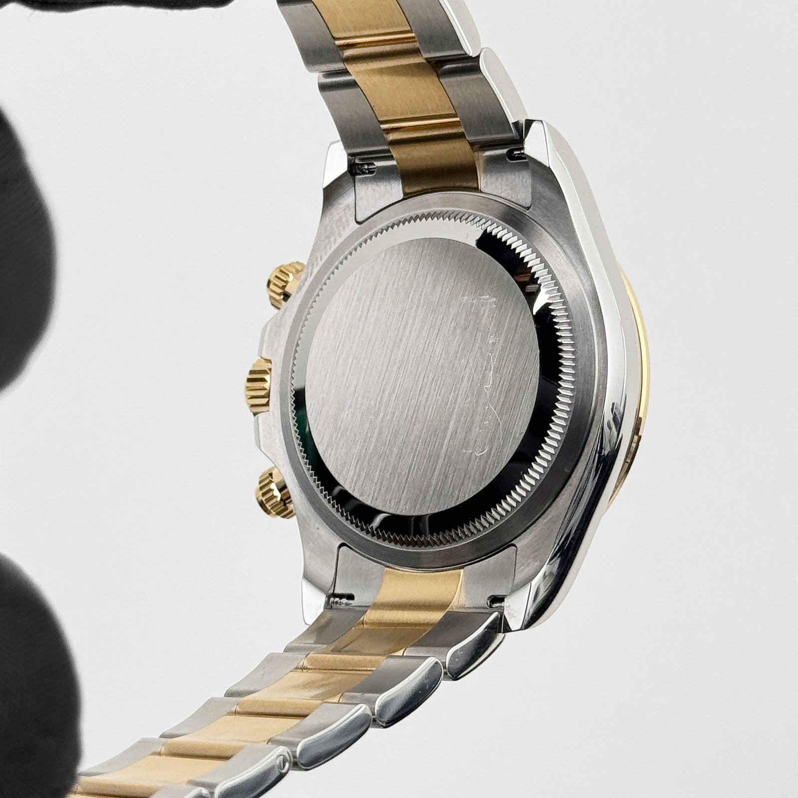 R01ex Daytona 126503 Stainless Steel Yellow Gold Black D1am0nd Dial (2024)