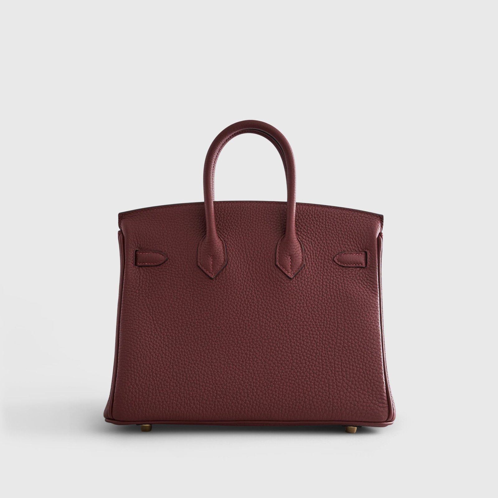 H**me5 Birkin 25 Togo Rouge Sellier Retourne Gold Hardware