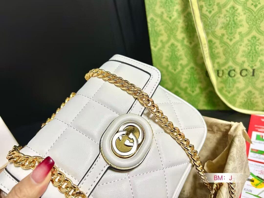 Gvc*1 DECO MINI SHOULDER BAG White