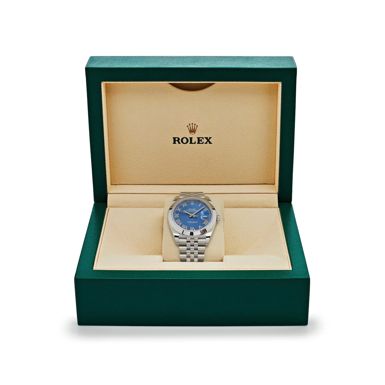 R01ex Datejust 41 126300 Stainless Steel Blue Roman Dial Jubilee (2025)