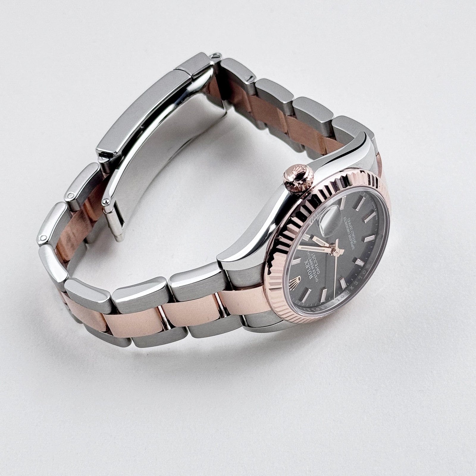 R01ex Datejust 31 278271 ‘Ladies’ Rose Gold Stainless Steel Slate Dial Oyster (2025)