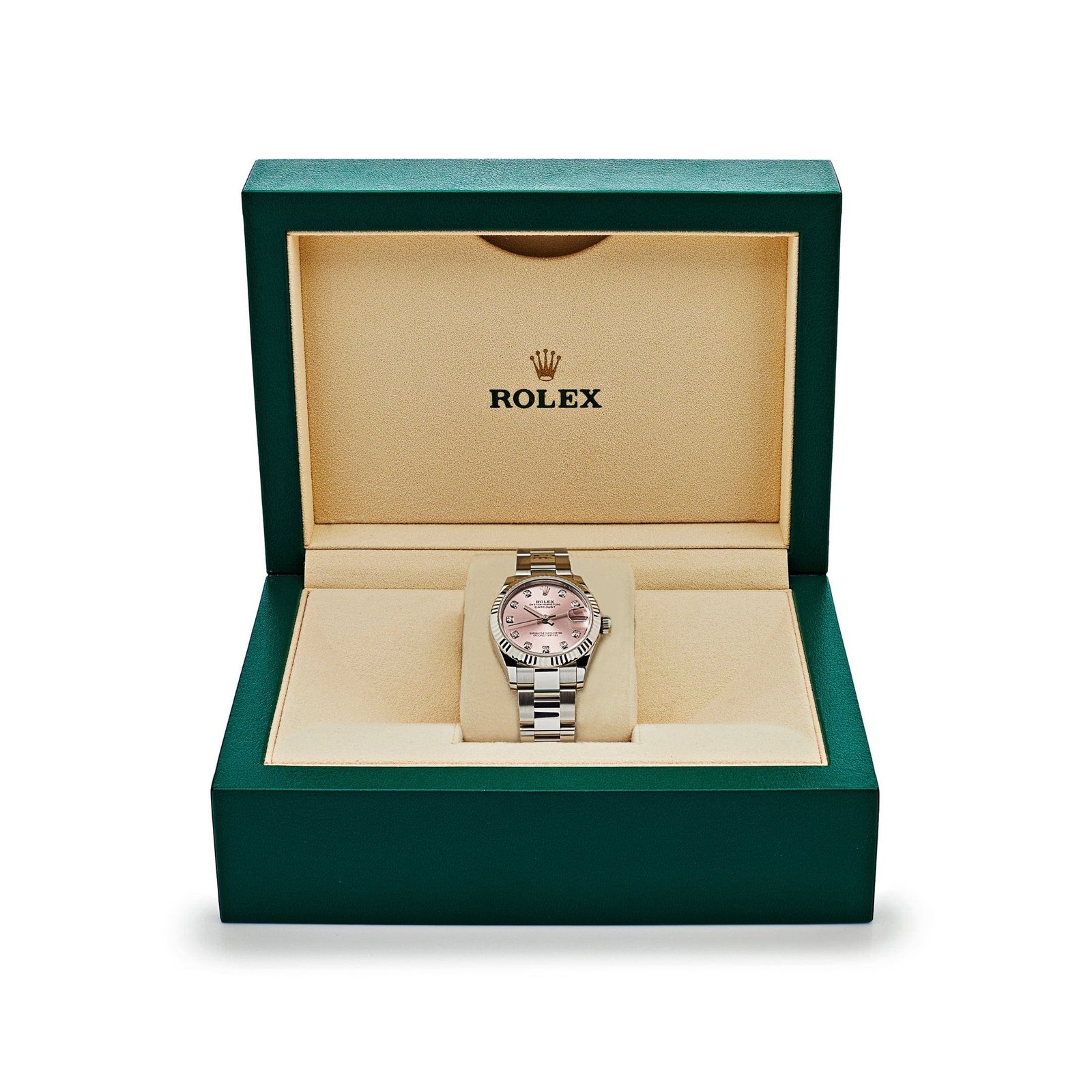 R01ex Datejust 31 278274 ‘Ladies’ Stainless Steel Pink D1am0nd Dial