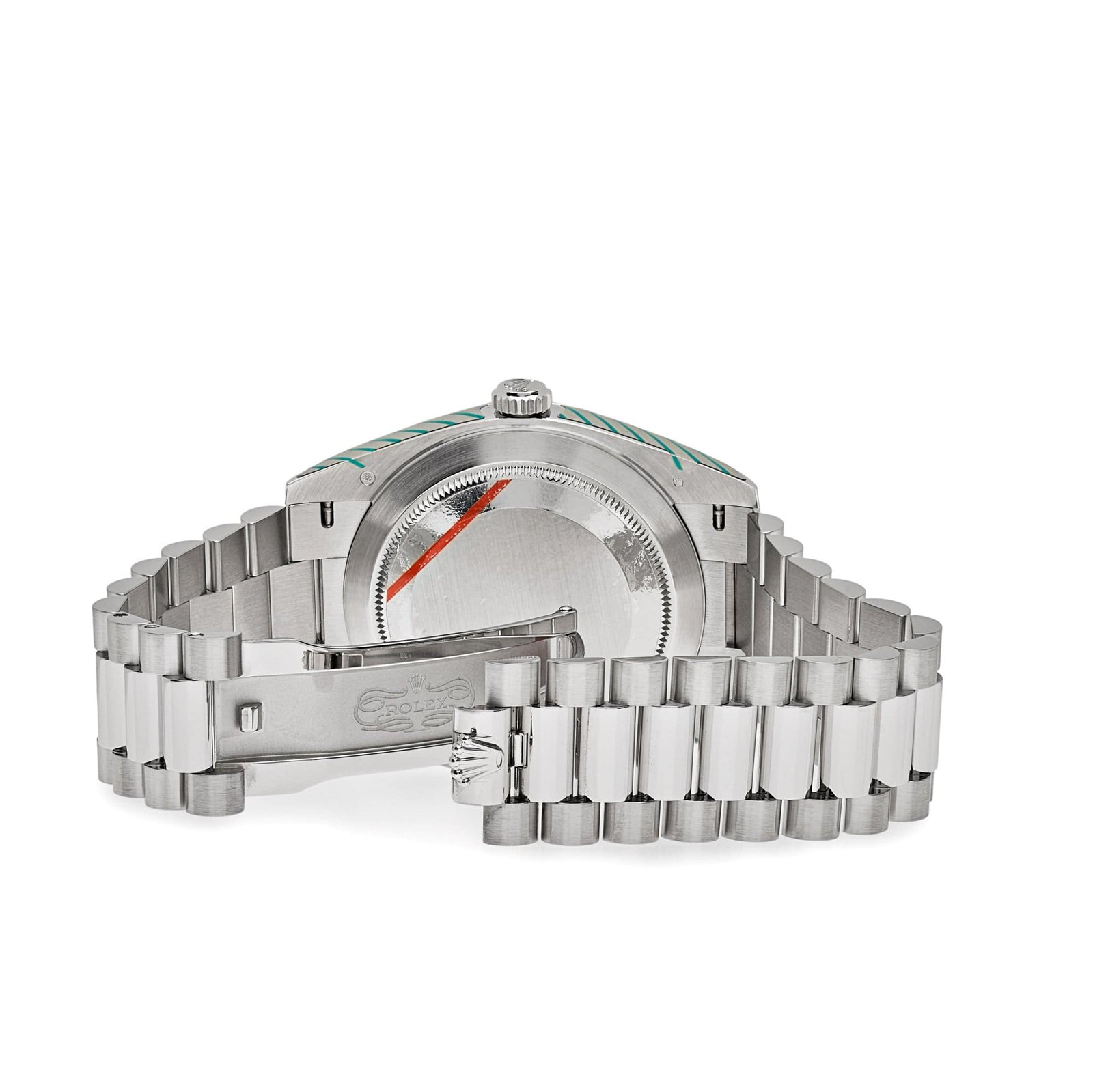 R01ex Day-Date 40 228206 Platinum Meteorite D1am0nd Dial