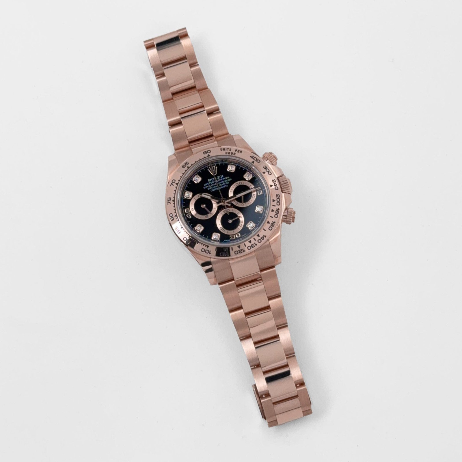 R01ex Daytona 116505 Rose Gold Black D1am0nd Dial (2022)