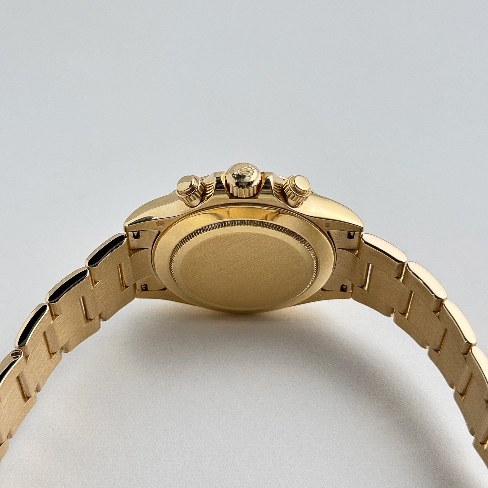 R01ex Daytona 116508 Yellow Gold Blue Racing Arabic Dial