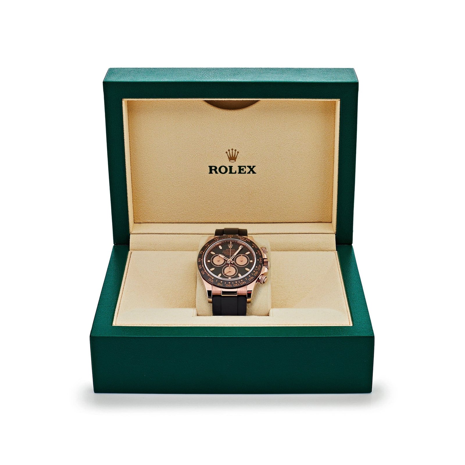R01ex Daytona 116515LN Rose Gold Black Dial (2022)