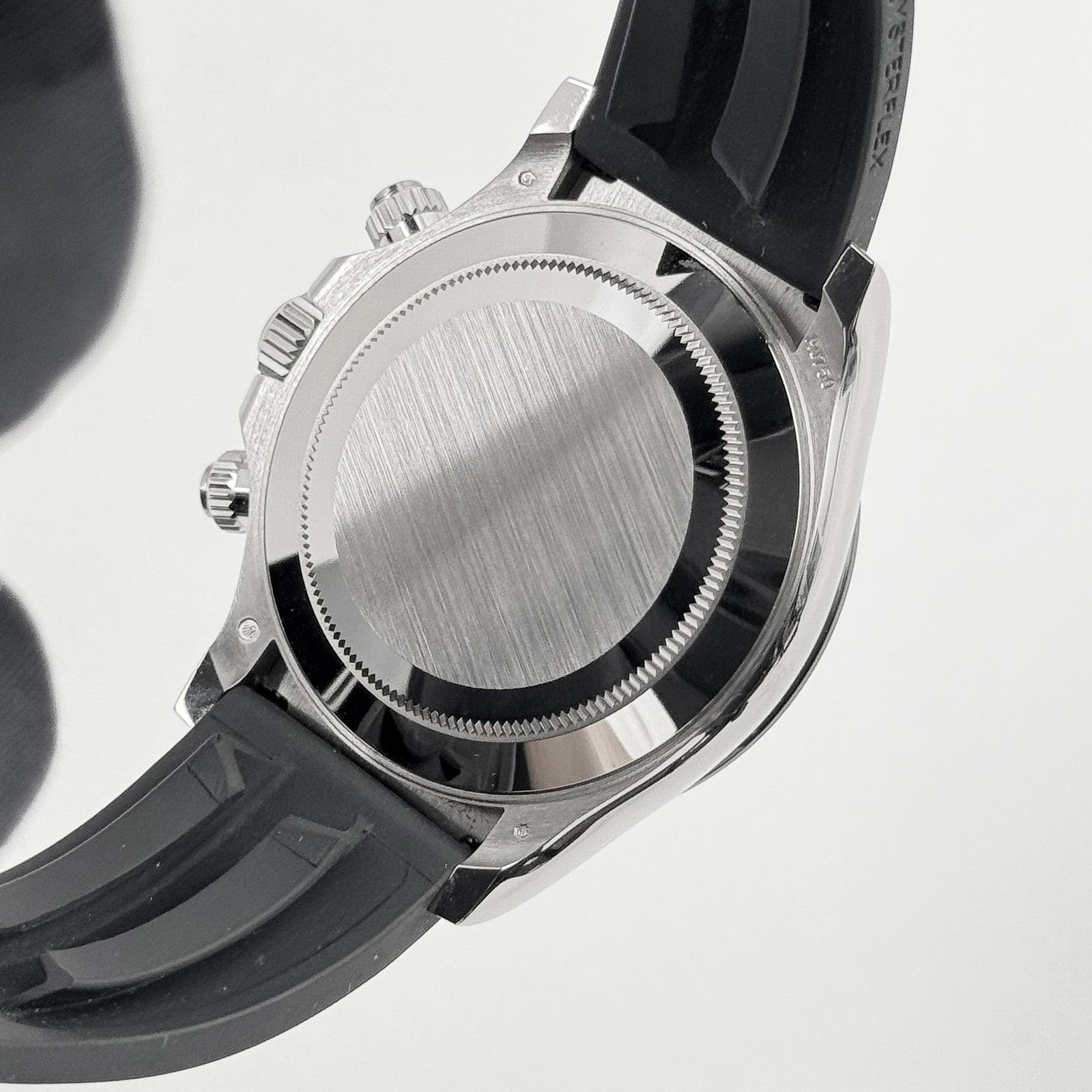 R01ex Daytona 116519LN ‘Ghost’ White Gold Steel and Bright Black Dial (2022)