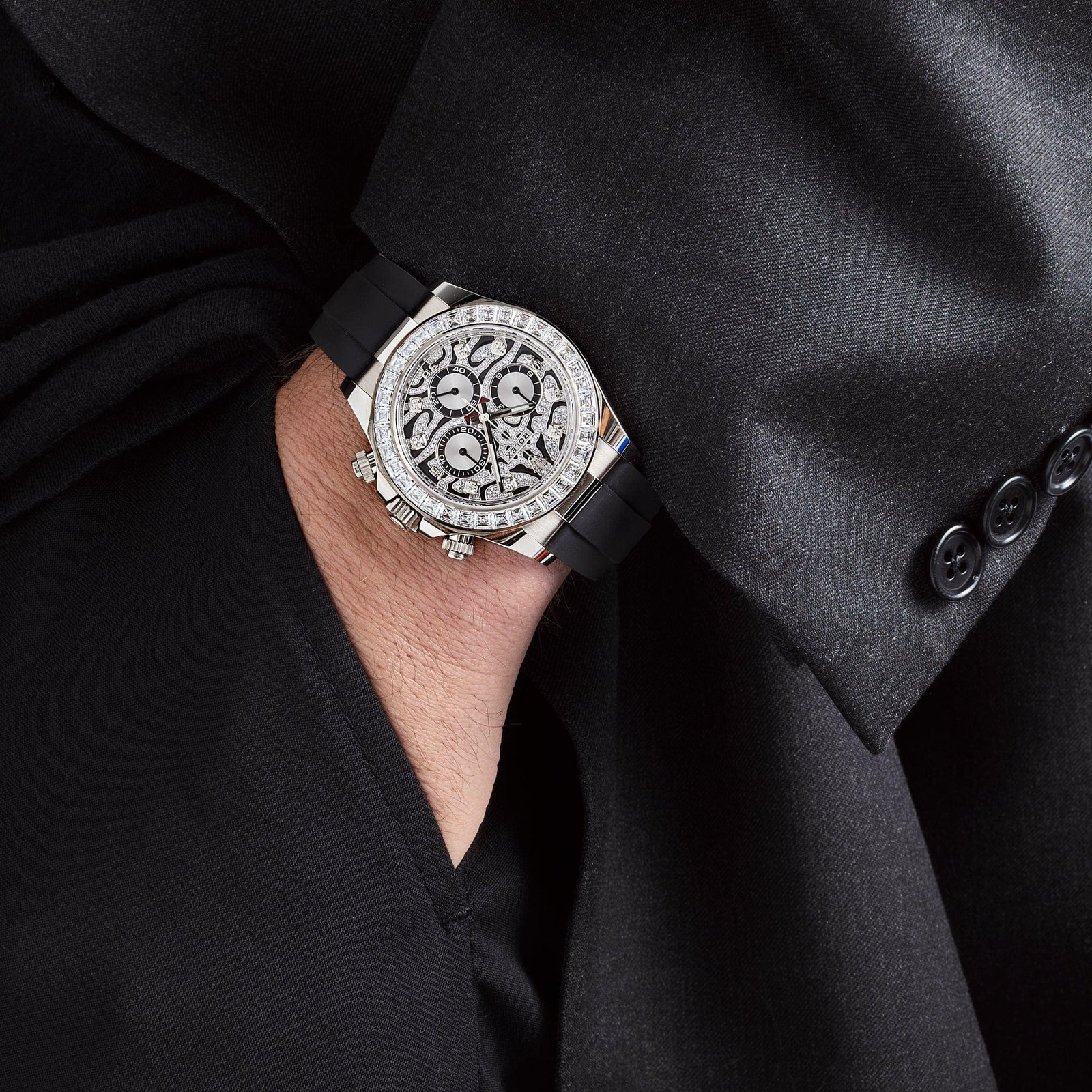 R01ex Daytona ‘Eye of the Tiger’ 116589TBR White Gold