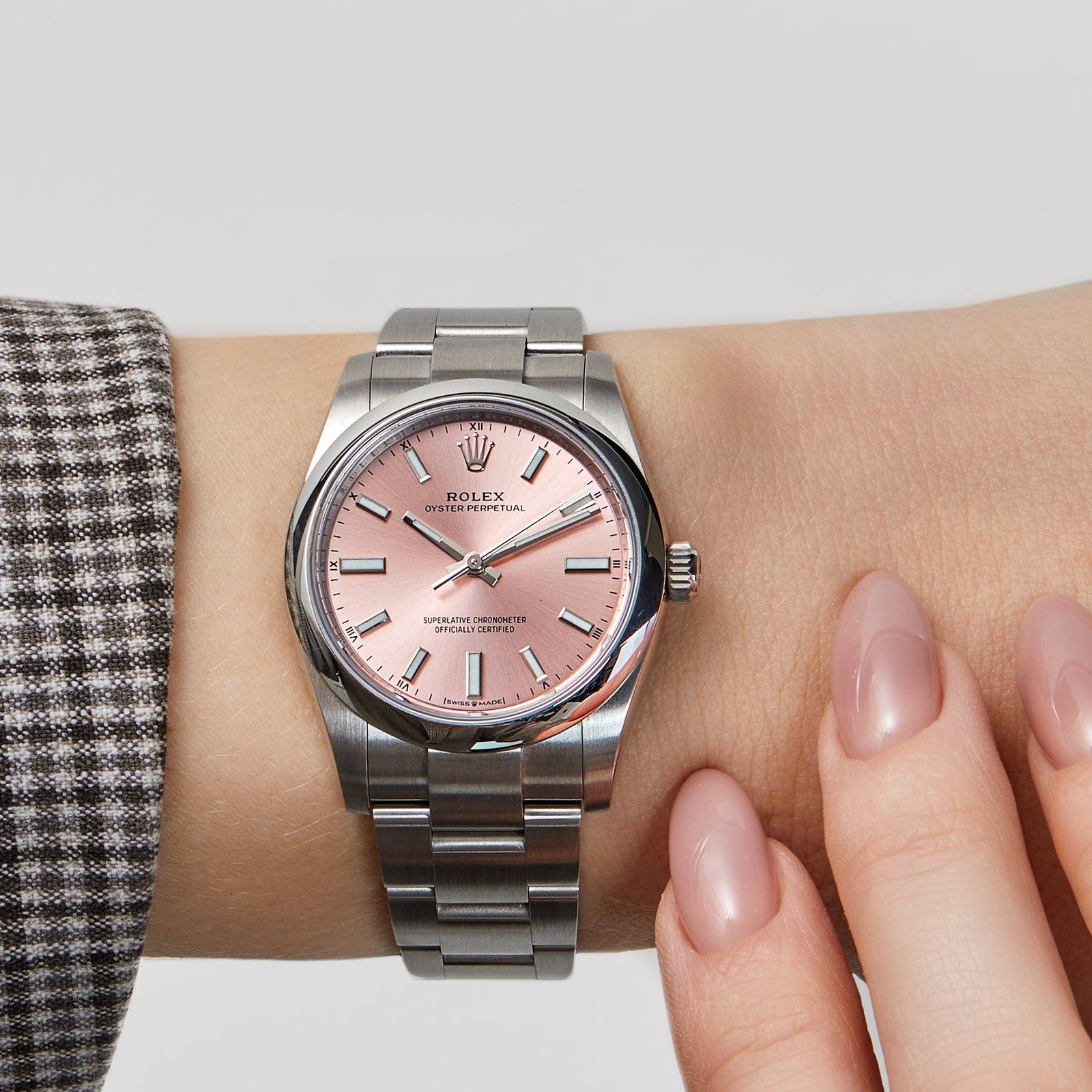 R01ex Oyster Perpetual 28 276200 ‘Ladies’ Stainless Steel Pink Dial (2025)