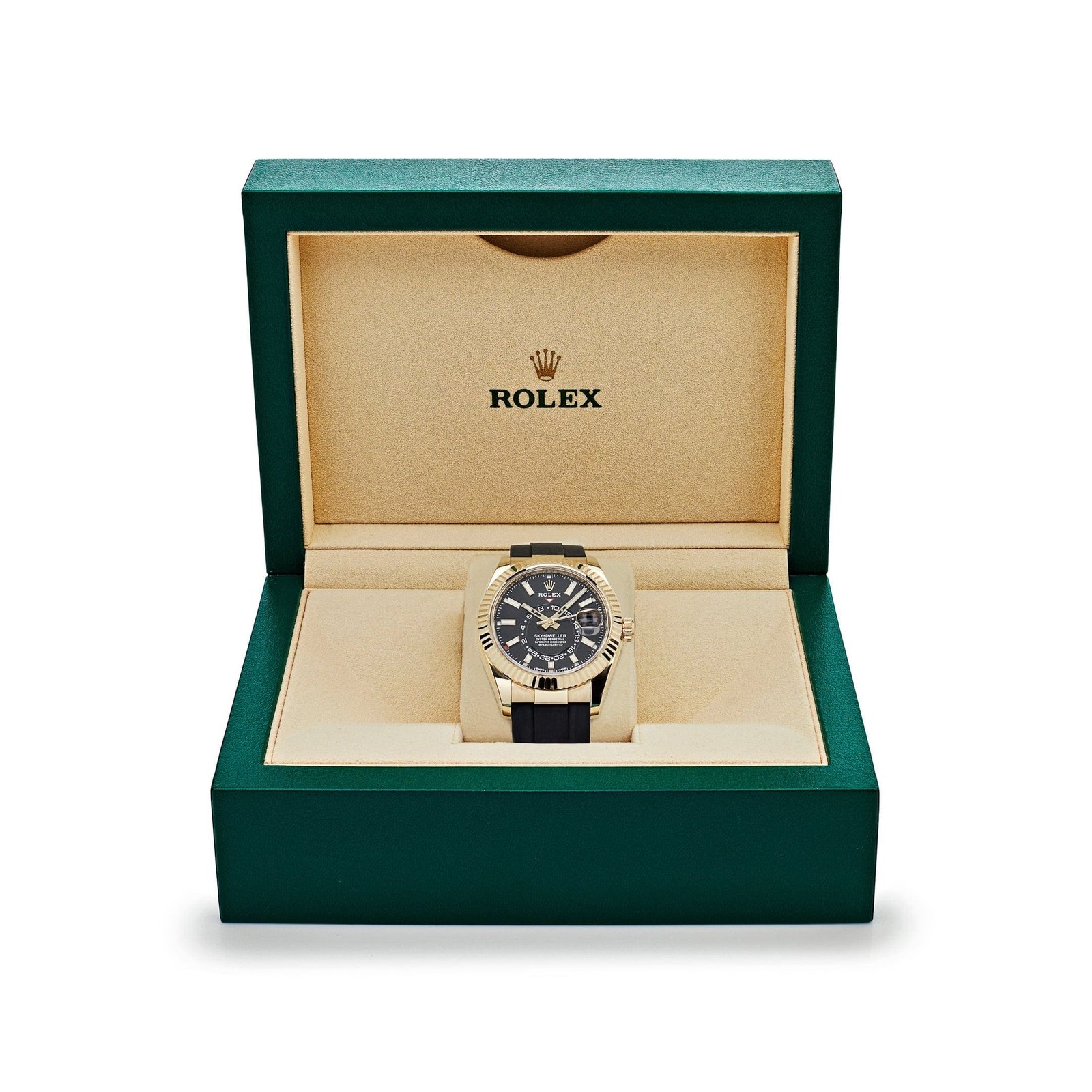 R01ex Sky-Dweller 336238 Yellow Gold  Bright Black Dial (2024)