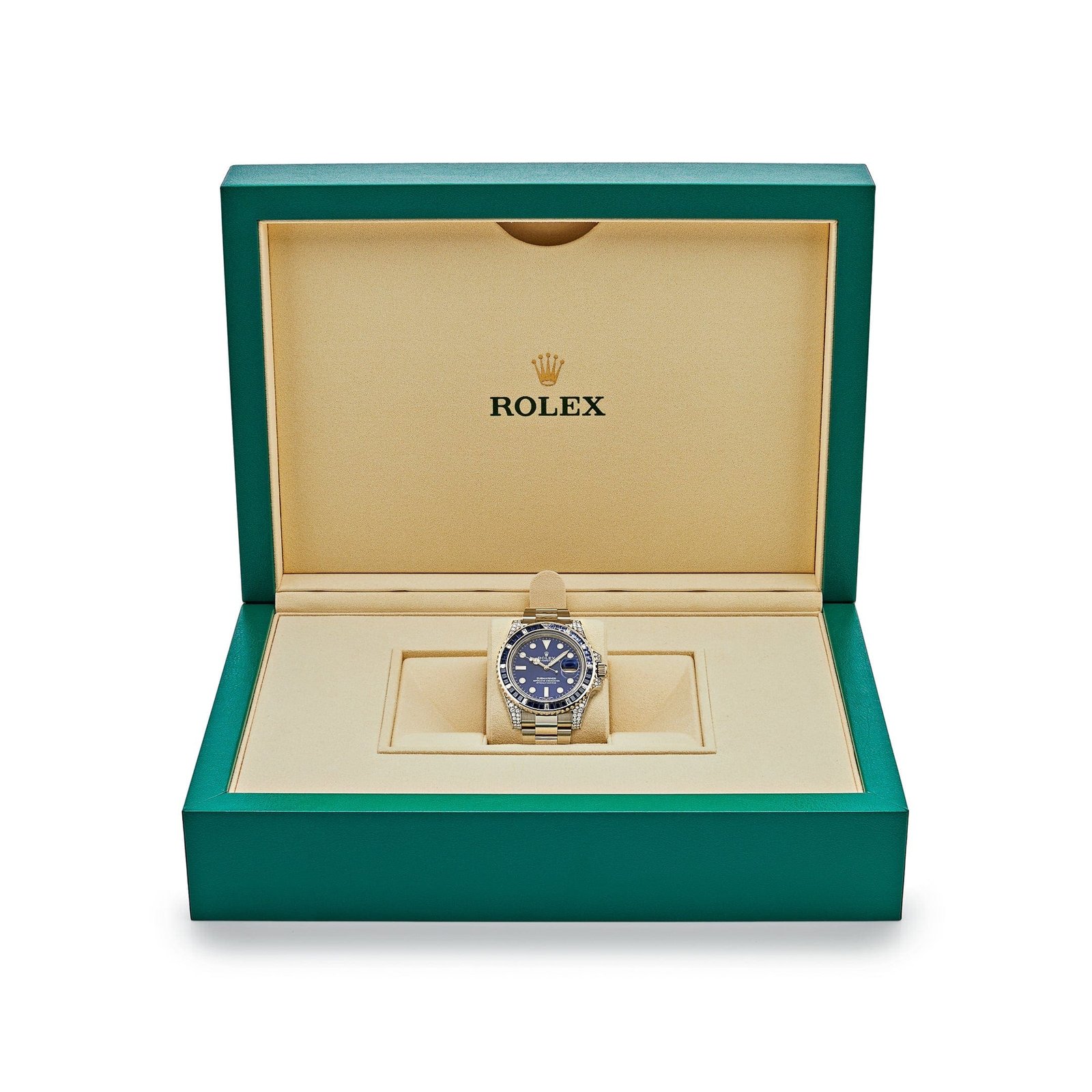 R01ex Submariner Date 116659SABR White Gold Blue Dial Sapphire D1am0nd Bezel