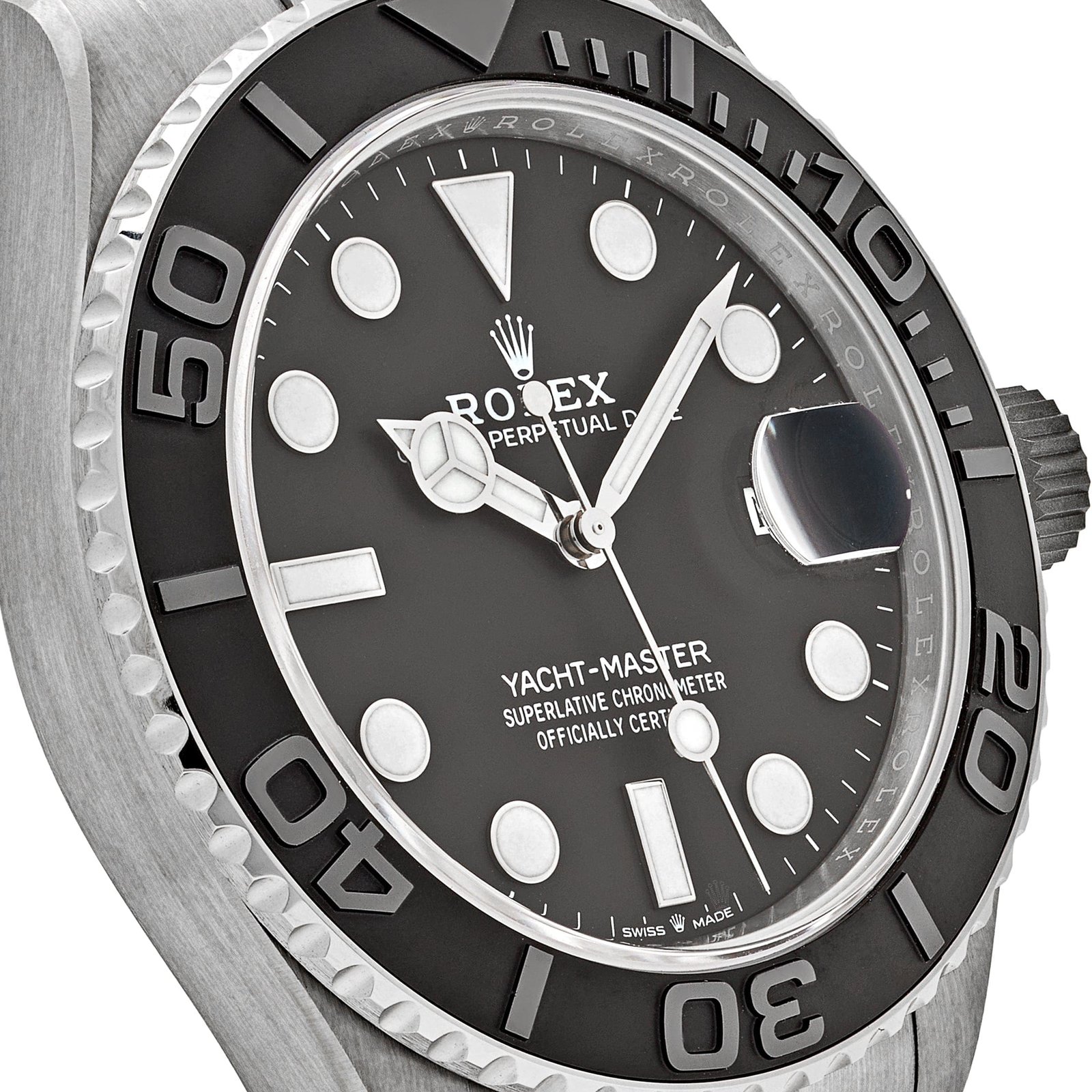 R01ex Yacht-Master 42 226627 RLX Titanium Black Dial (2025)
