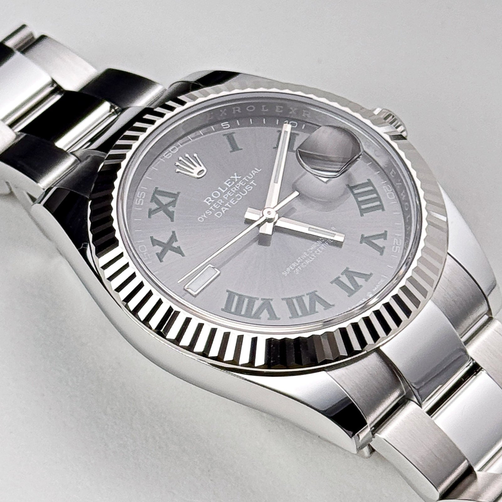 R01ex Datejust 41 126334 ‘Wimbledon’ Stainless Steel Slate Dial Oyster (2024)