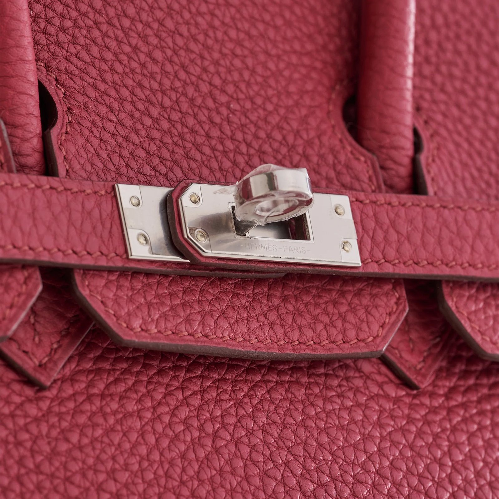 H**me5 Birkin 25 Togo Rubis Palladium Hardware